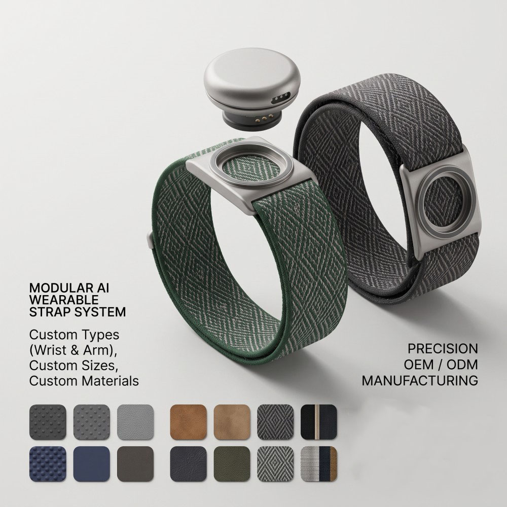 Custom Wholesale Multiple Material Watch Straps for Smart AI Wearable Electronic Devices（SBPJ-819）